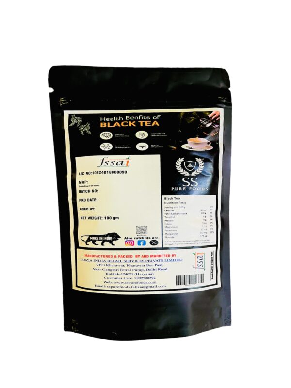BLACK LEAVES TEA 200GM - Image 2