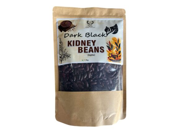 Dark Black Kidney Beans (Rajma) – 1 K